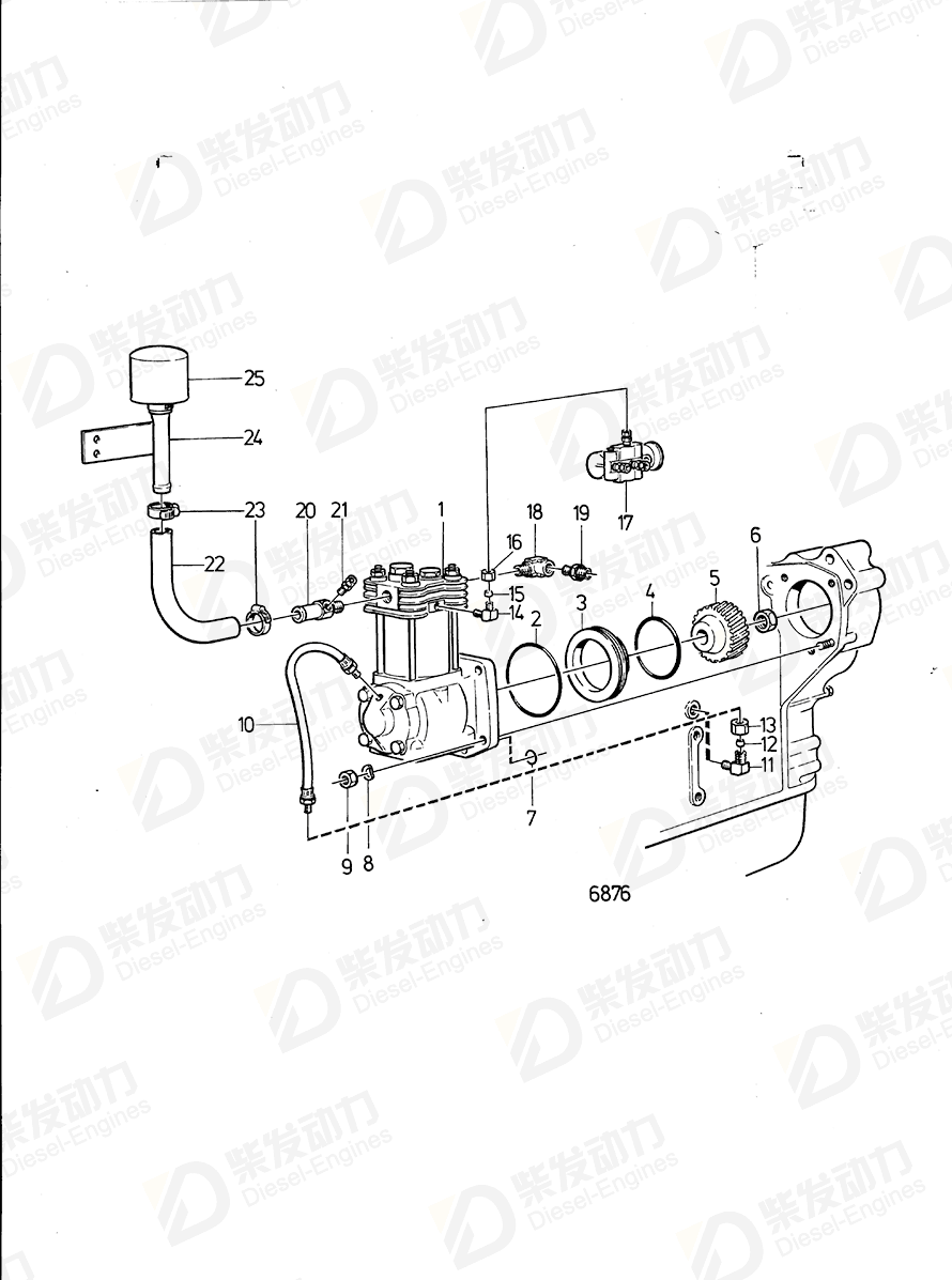 VOLVO Nipple 941750 Drawing